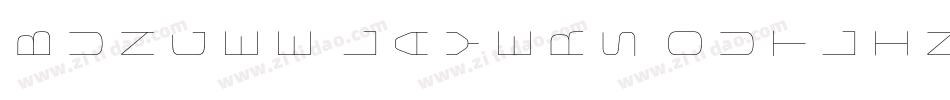 Bungee Layers Outlin字体转换